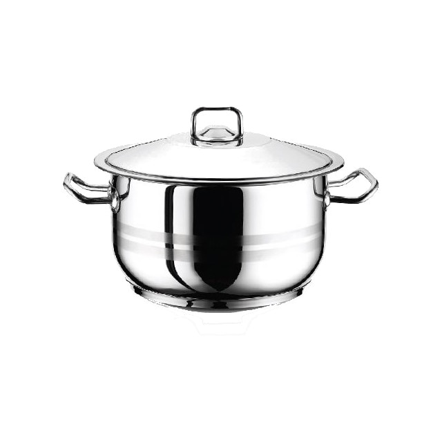 Oala cu capac inductie otel inoxidabil HASCEVHER GASTRO 10,5 litri fund 3 straturi