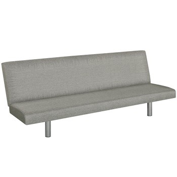 VidaXL Canapea extensibila, gri, poliester VidaXL Canapea extensibila, gri, poliester