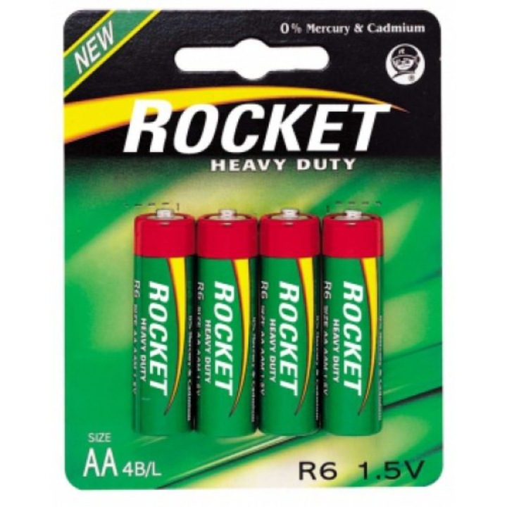 Rocket Heavy Duty féltartós ceruza AA elem 4 darab