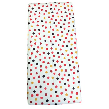 Cearsaf cu elastic roata pentru saltea 90x200 cm Deseda Bulinute nazdravane Cearsaf cu elastic roata pentru saltea 90x200 cm Deseda Bulinute nazdravane