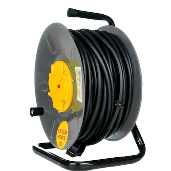 Derulator HEPOL, 4 prize, flanse metalice, protectie copii, 25m, 3x2.5mm Derulator HEPOL, 4 prize, flanse metalice, protectie copii, 25m, 3x2.5mm