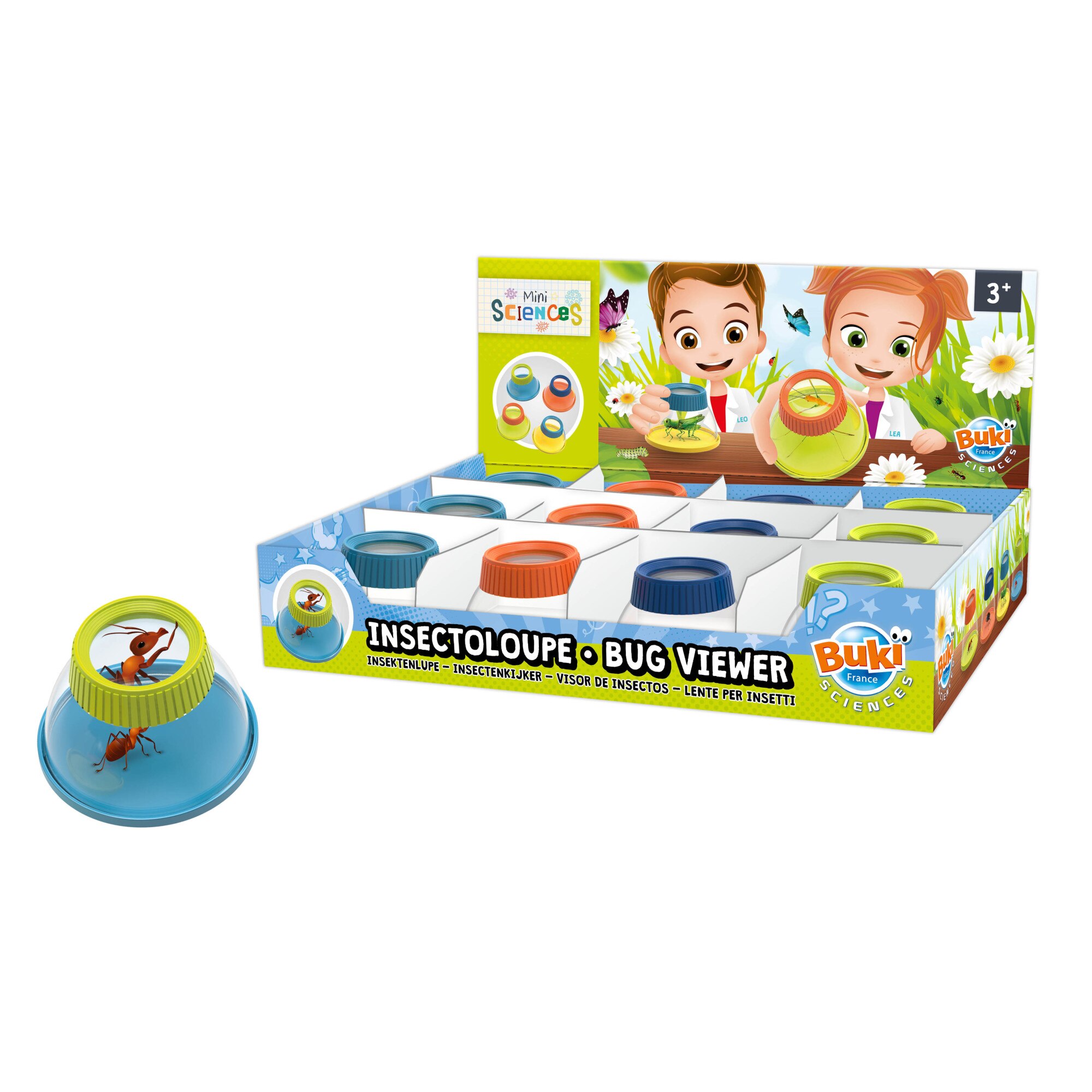 Jucarie educativa Mini Buki France Expertul pentru insecte