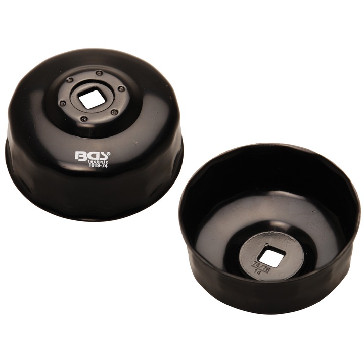 Cheie pentru filtru de ulei, 74 mm x 14 puncte, BGS B 1019-74