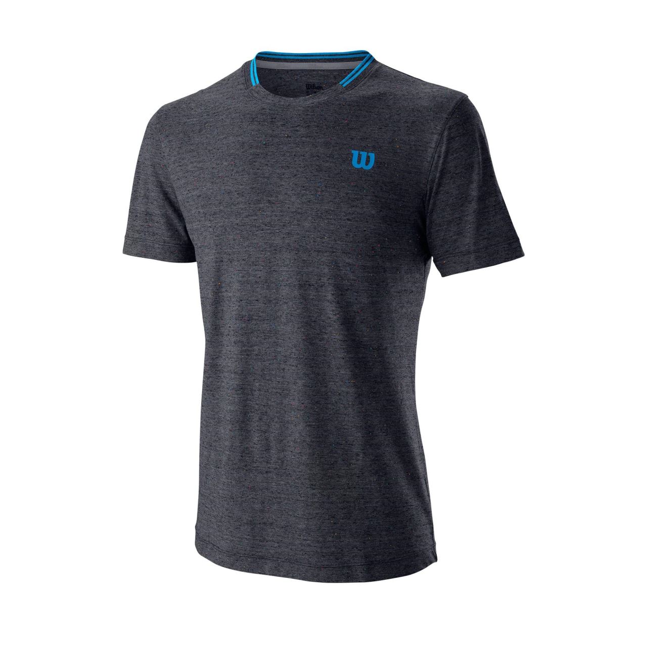 Tricou Wilson Competition Flecked Crew, barbati, gri, Gri