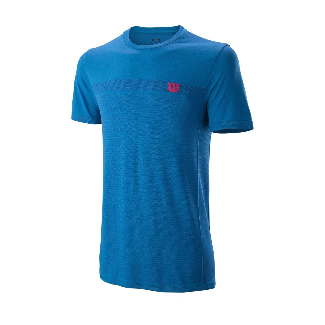 Tricou Wilson Competition Seamless Crew, barbati, albastru, M
