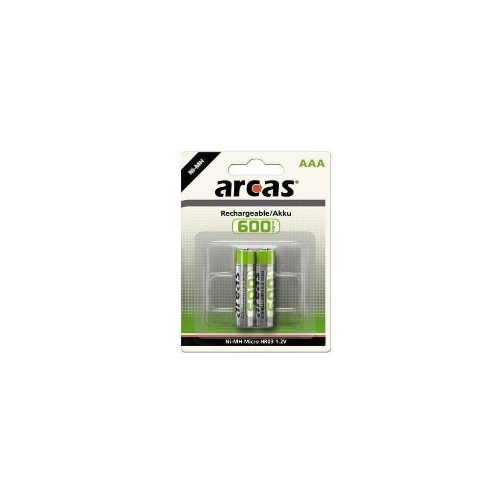 Acumulatori Arcas AAA R3 Ni-MH 1,2V 600mAh set 2 buc.