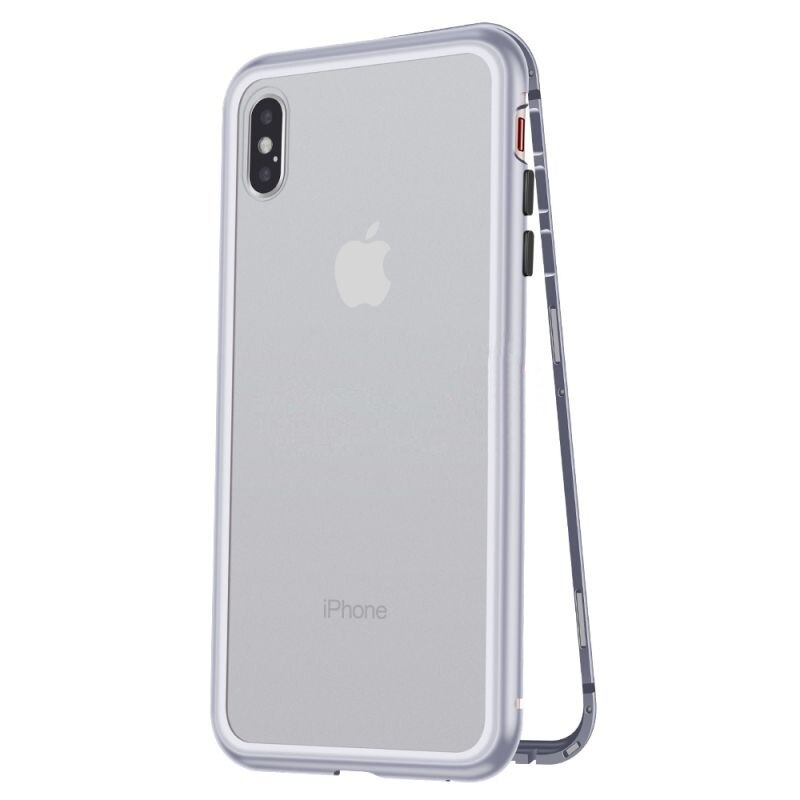 Husa 360° Magnetic Protection - iPhone XR - Argintiu