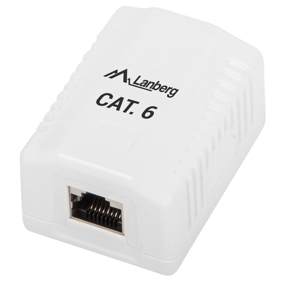 FTP data box Lanberg 1 port Cat6 (OS6-0001-W)