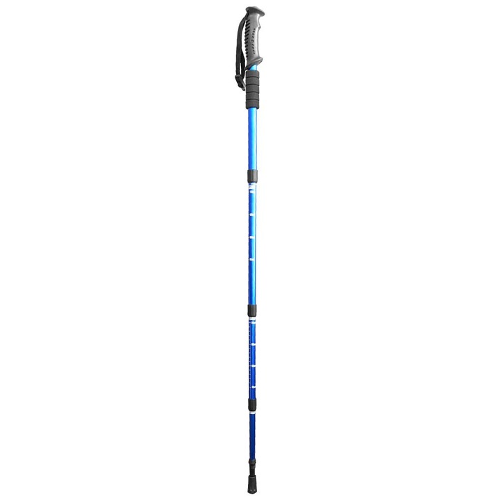Bat drumetie, MAXIMA, Telescopic, 135 cm, Albastru