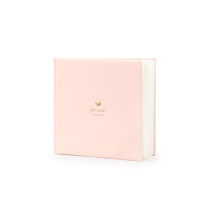 Guest Book For Sweet Memories, 20.5 x 20.5 cm - PartyMag