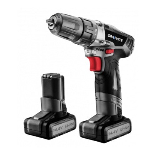 Masina de gaurit, insurubat cu 2 acumulatori 14.4 VGRAPHITE 58G215