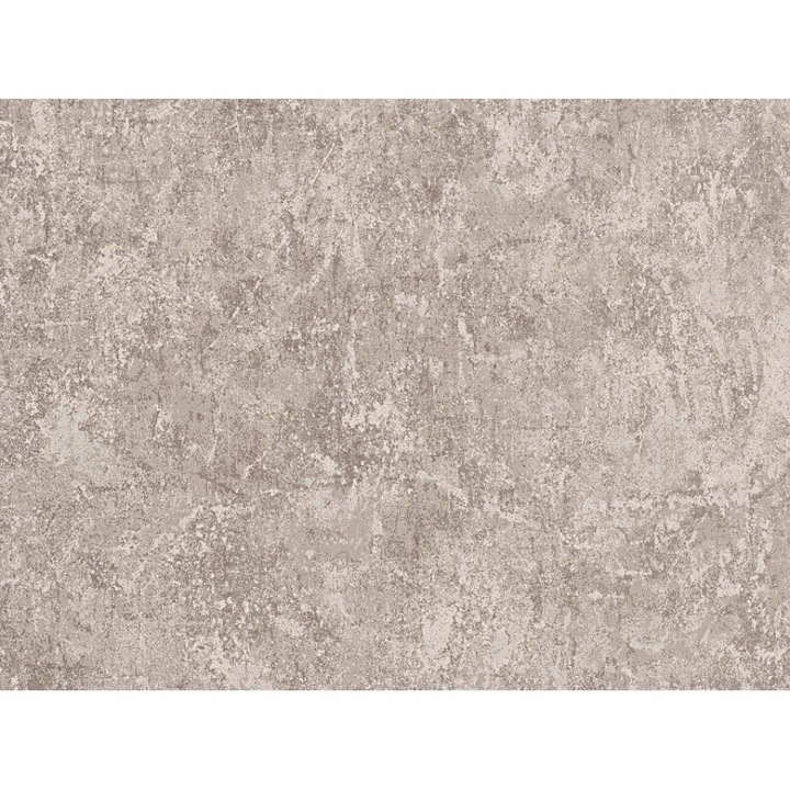 Tapet Slavyanski Oboi, Napoli 5505-02, imitatie tencuiala, gri, lavabil, vinil, pentru living sau dormitor