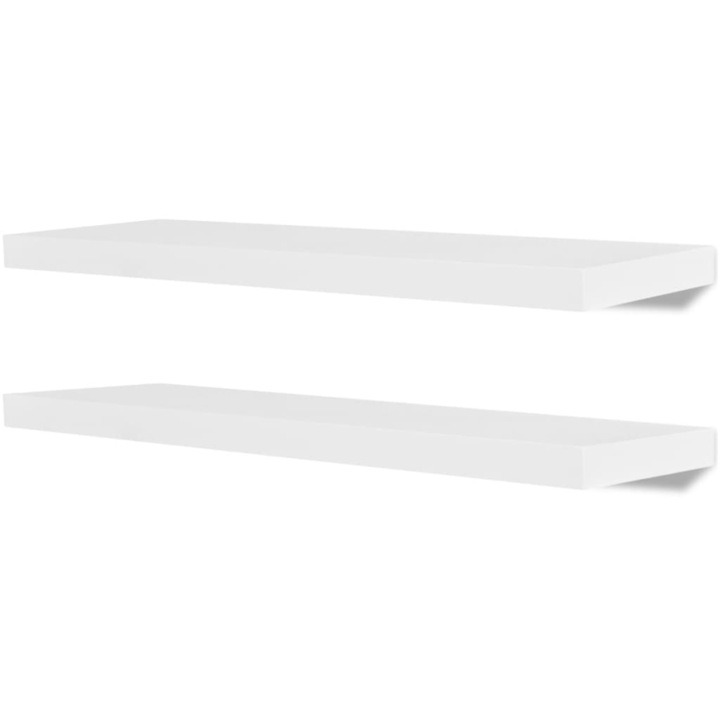 vidaXL 4 db fehér fali polc 80 cm