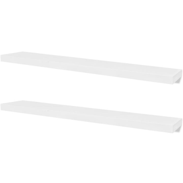 4 db fehér fali polc 120 cm (276000)