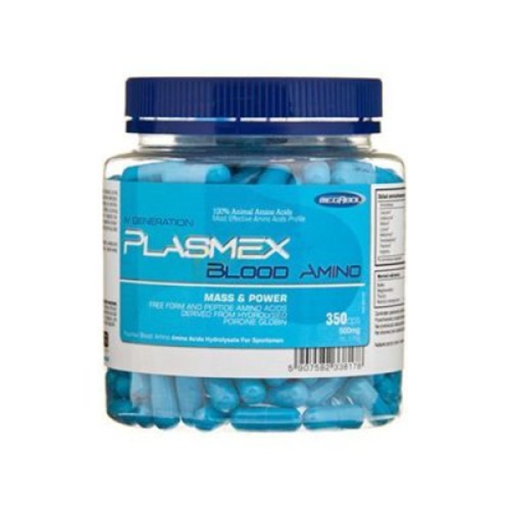 Хранителна добавка PLASMEX Blood Amino™ Megabol, 350 капсули