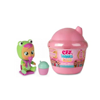 Bebelus Mini Cry Babies Magic Tears in Casuta Surpriza , Roz Bebelus Mini Cry Babies Magic Tears in Casuta Surpriza , Roz