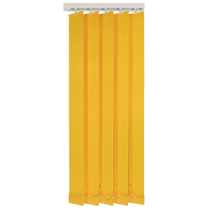 Jaluzele verticale 89mm, L80 x H180 cm, material Steven 36, Mustar