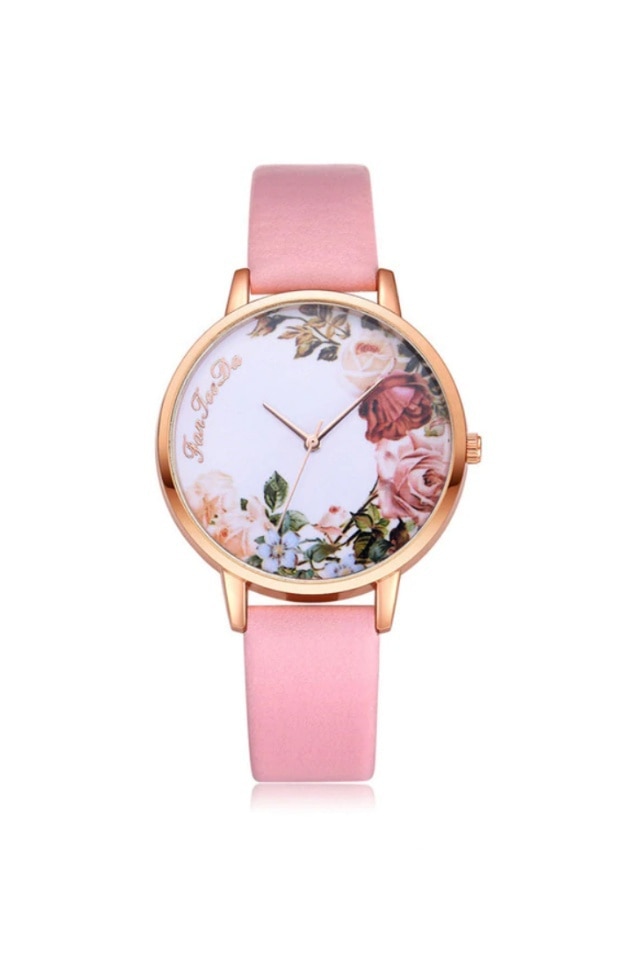 Ceas de dama Venti, Florentine Pink, curea din piele ecologica