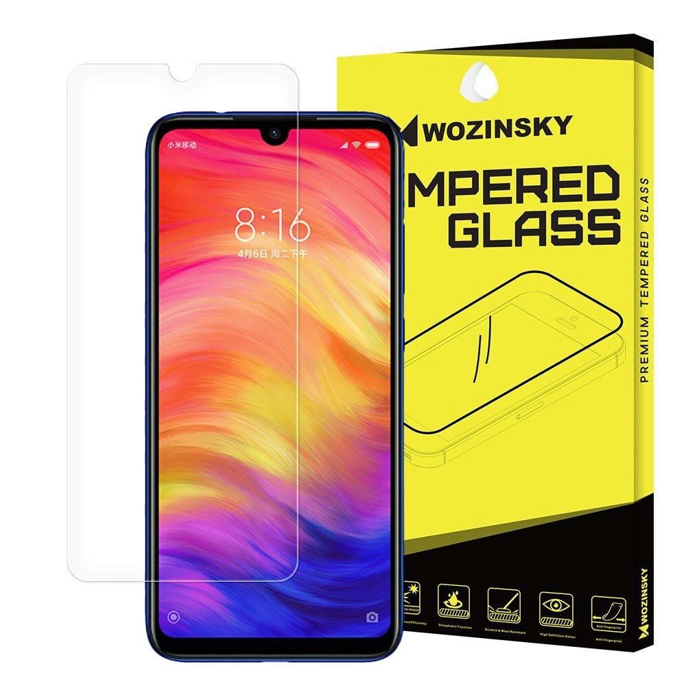 Folie Protectie Sticla Wozinsky 9H pentru Xiaomi Redmi Note 7, Transparenta