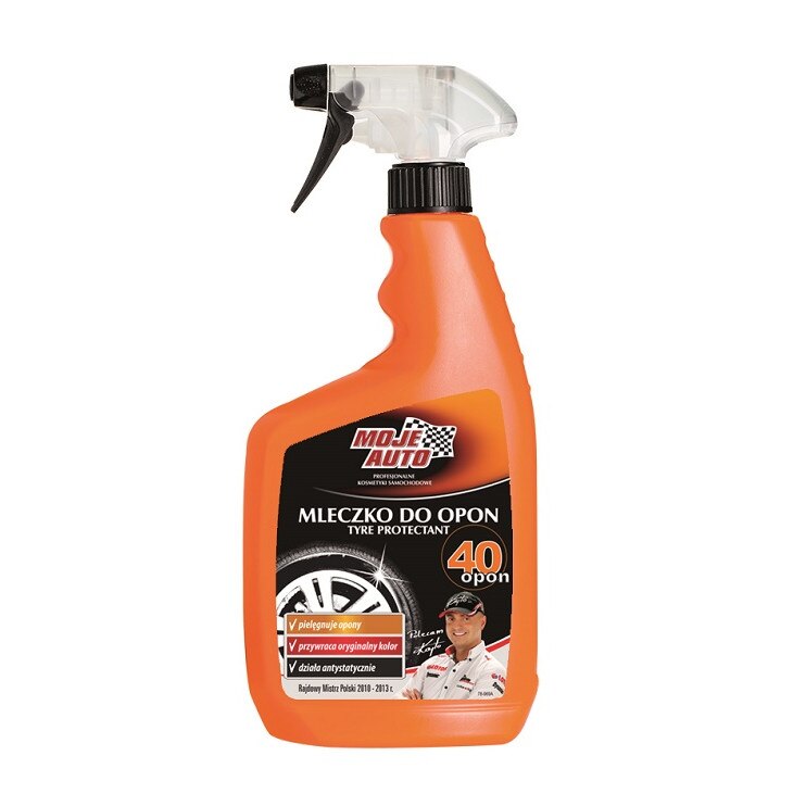 Pulverizator pentru intretinerea anvelopelor , profesional , polishare , la 650 de mililitri + odorizant Metru Patrat