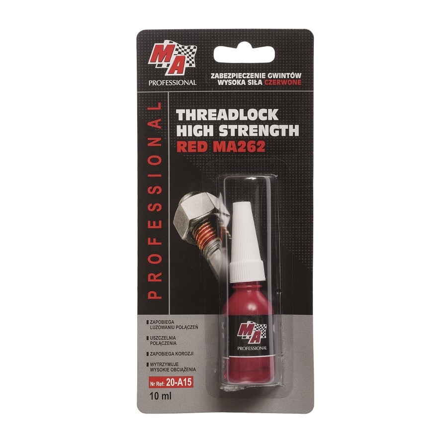 Solutie profesionala pentru blocarea suruburilor , instant , la 6 mililitri , de culoare rosie + odorizant Metru Patrat
