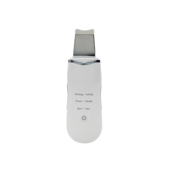 Aparat curatare ten Ultrasonic - lifting ten, indepartare puncte negre, hidratare, skin scrubber, peeling, alb Aparat curatare ten Ultrasonic - lifting ten, indepartare puncte negre, hidratare, skin scrubber, peeling, alb