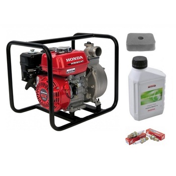 Motopompa apa curata HONDA WB 20 XT, 2 toli, 600 l/min, 4 CP cu kit intretinere ( Bujie , Ulei si filtru de aer ) Motopompa apa curata HONDA WB 20 XT, 2 toli, 600 l/min, 4 CP cu kit intretinere ( Bujie , Ulei si filtru de aer )