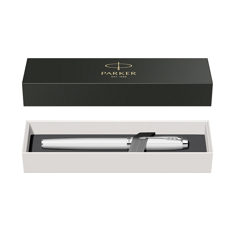 Roller Parker IM Royal alb cu accesorii cromate