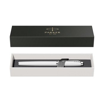 Roller Parker IM Royal alb cu accesorii cromate Roller Parker IM Royal alb cu accesorii cromate