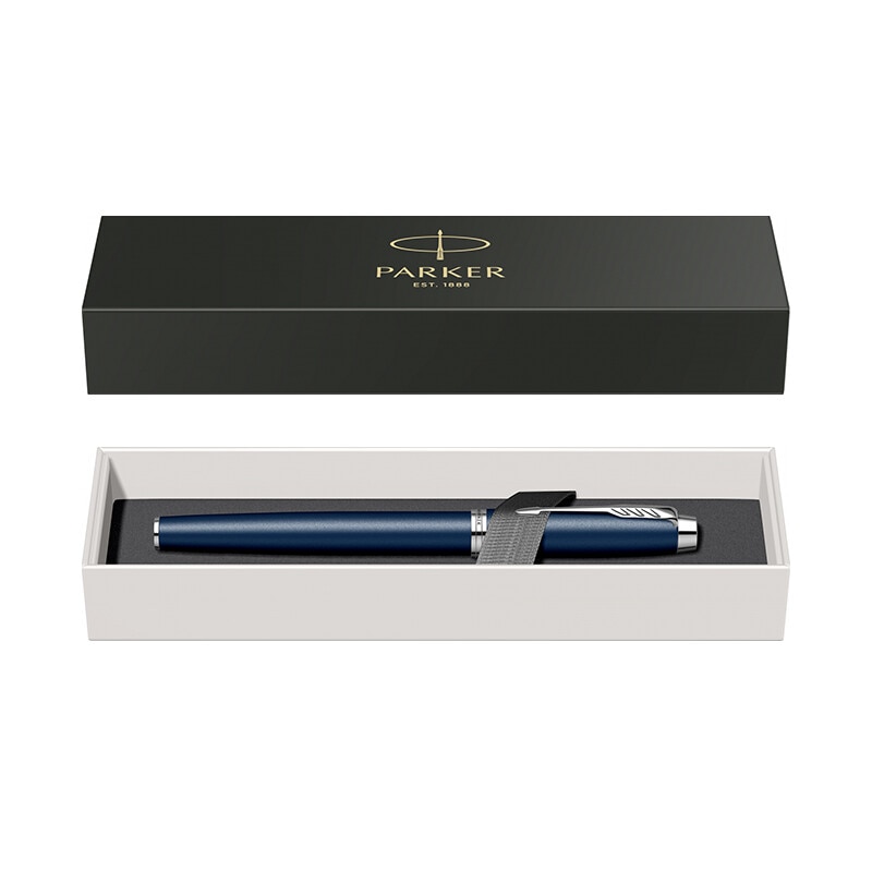 Roller Parker IM Royal albastru mat cu accesorii cromate