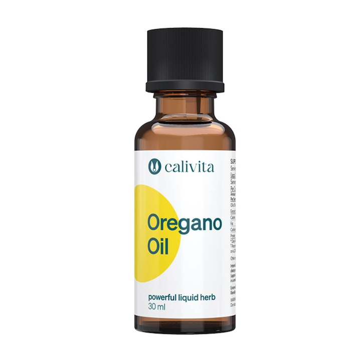 Oregano Oil, Ulei de Oregano Antiviral si Antibacterian (30 ml) - Calivita
