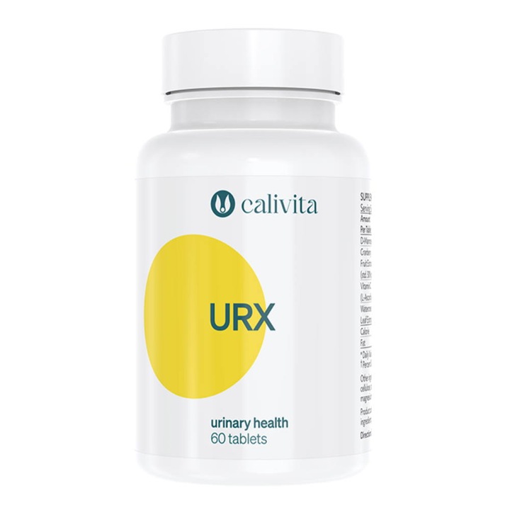 URX Complex de Plante Diuretice si Antibacteriene pentru protectia Tractului Urinar (60 tablete) - Calivita