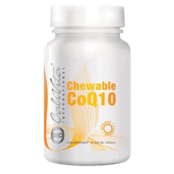 Coenzima Q10 masticabila cu aroma de portocala, Chewable CoQ10 , 60 capsule gelatinoase, CaliVita Coenzima Q10 masticabila cu aroma de portocala, Chewable CoQ10 , 60 capsule gelatinoase, CaliVita