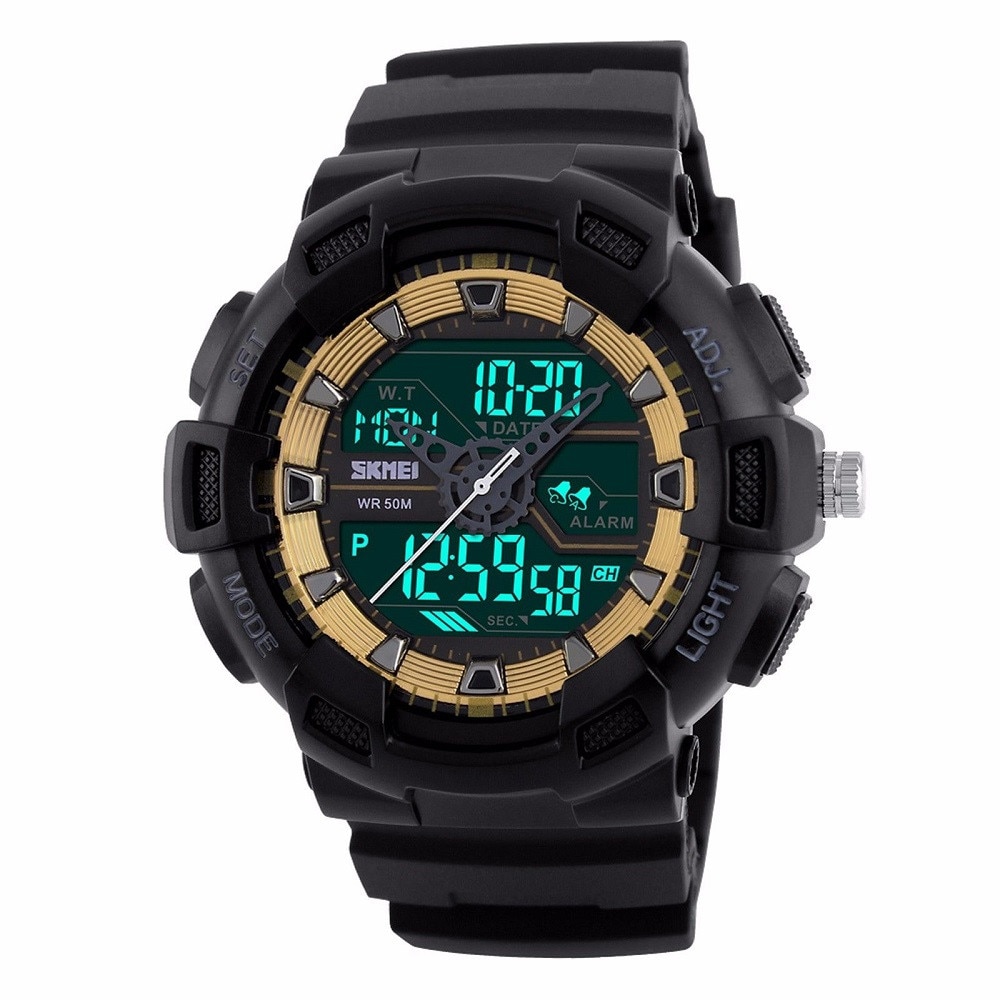Ceas barbatesc sport Skmei Luther, gold