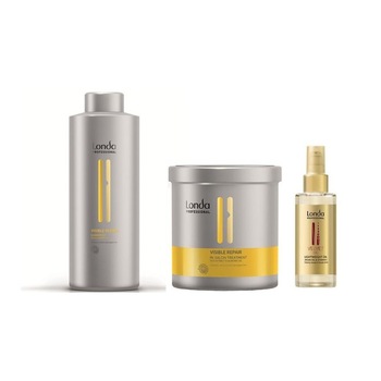 Set Londa Visible Repair : Sampon 1000ml + Tratament 750ml + Ulei Velvet Oil 100ml Set Londa Visible Repair : Sampon 1000ml + Tratament 750ml + Ulei Velvet Oil 100ml