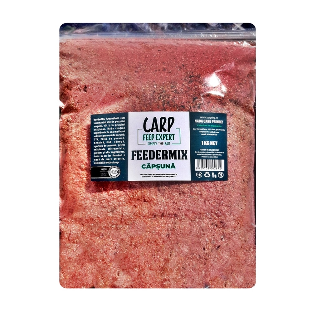 Pachet 2 x nada capsuna 1 kg, 1 x pelete capsuna 4 mm 1 kg, 1 x aditiv capsuna 250 ml, 1x pop-up capsuna 10 mm - 20 g