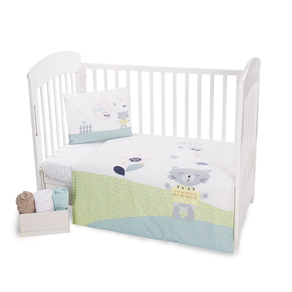 Lenjerie patut cu 5 piese Cat Lovely Day