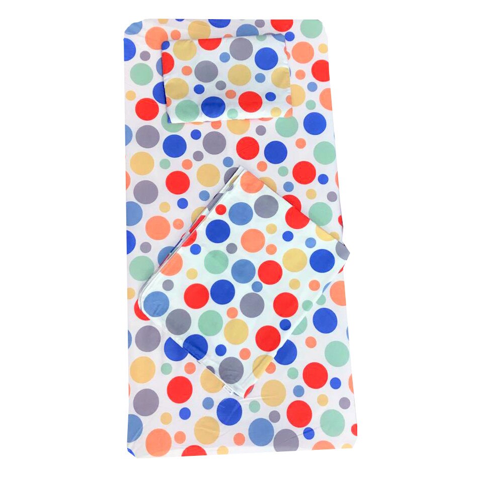 Set Paturica bebe cu Cearsaf si Pernuta pt pat 120x60 cm Deseda Buline nazdravane