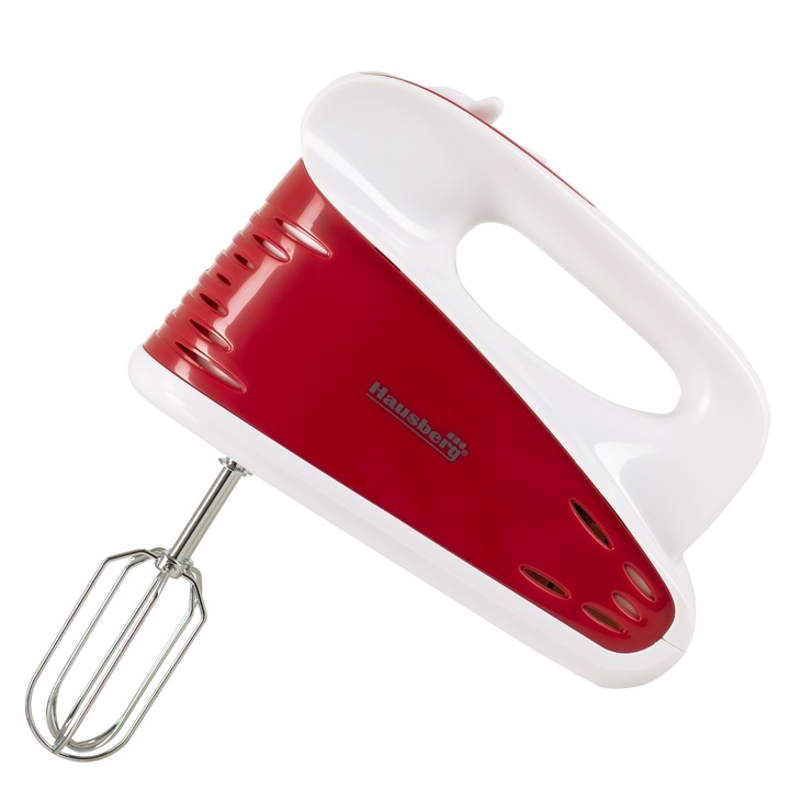Миксер Hausberg HB4118R, 5 скорости, червен