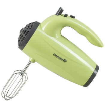 Mixer de mana Hausberg HB4119, 5 viteze , motor de cupru, verde Mixer de mana Hausberg HB4119, 5 viteze , motor de cupru, verde
