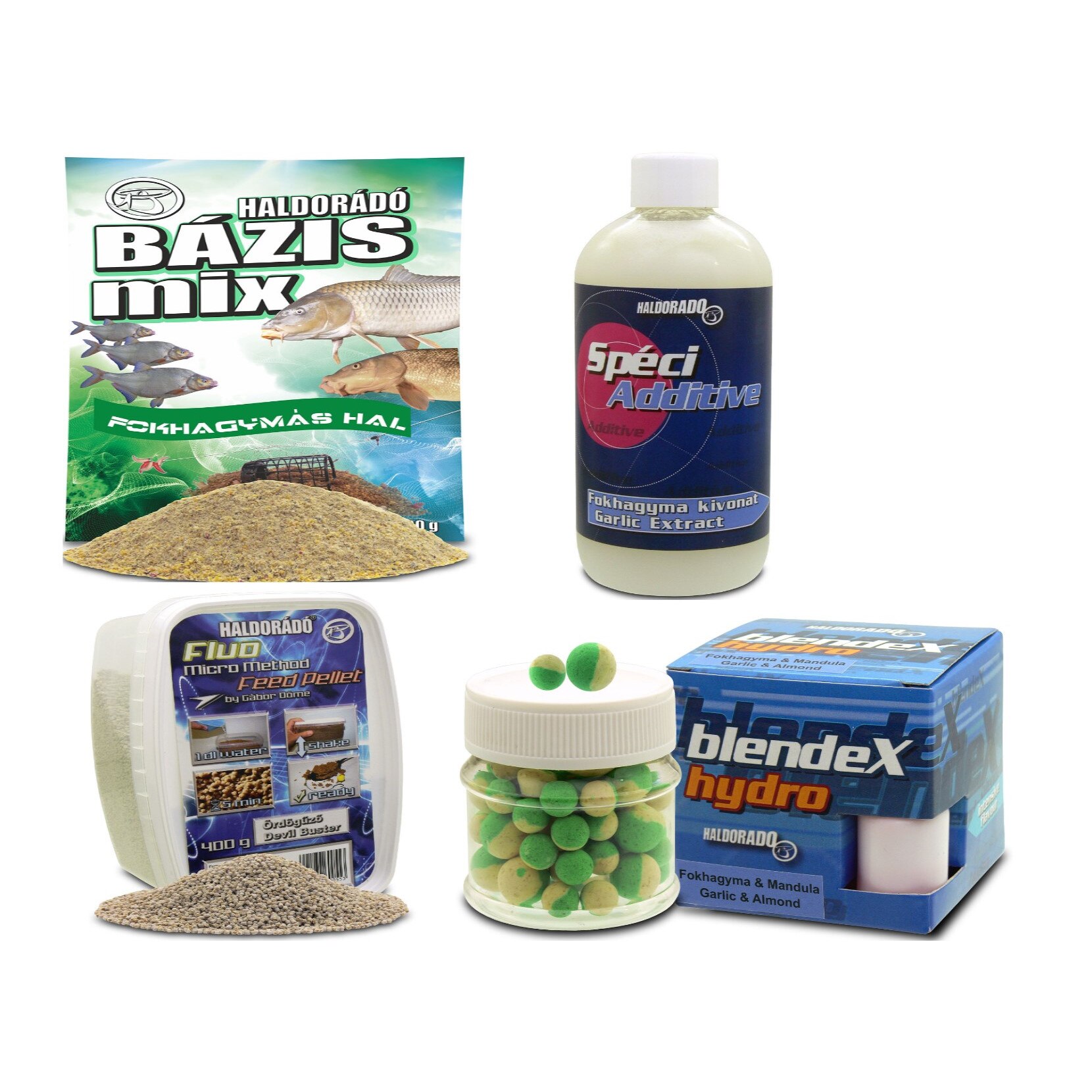 Pachet Haldorado, Feeder Crap varianta 1 - Aroma de Usturoi