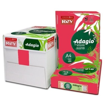 Carton color Adagio, A4, 160 gr, 250 coli/top, rosu Carton color Adagio, A4, 160 gr, 250 coli/top, rosu