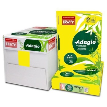 Carton color Adagio, A4, 160 gr, 250 coli/top, galben intens Carton color Adagio, A4, 160 gr, 250 coli/top, galben intens