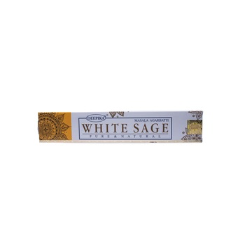 Betisoare Naturale Parfumate White Sage, Deepika 15g(12-15buc) Betisoare Naturale Parfumate White Sage, Deepika 15g(12-15buc)