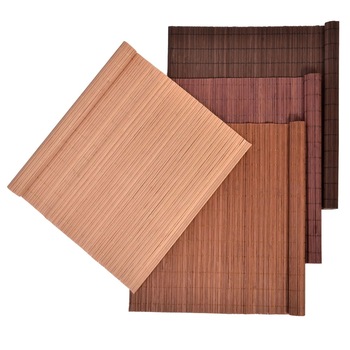 Set suport farfurie, Zola®, 4 bucati, bambus, nunate de maro, 30x43 cm Set suport farfurie, Zola®, 4 bucati, bambus, nunate de maro, 30x43 cm