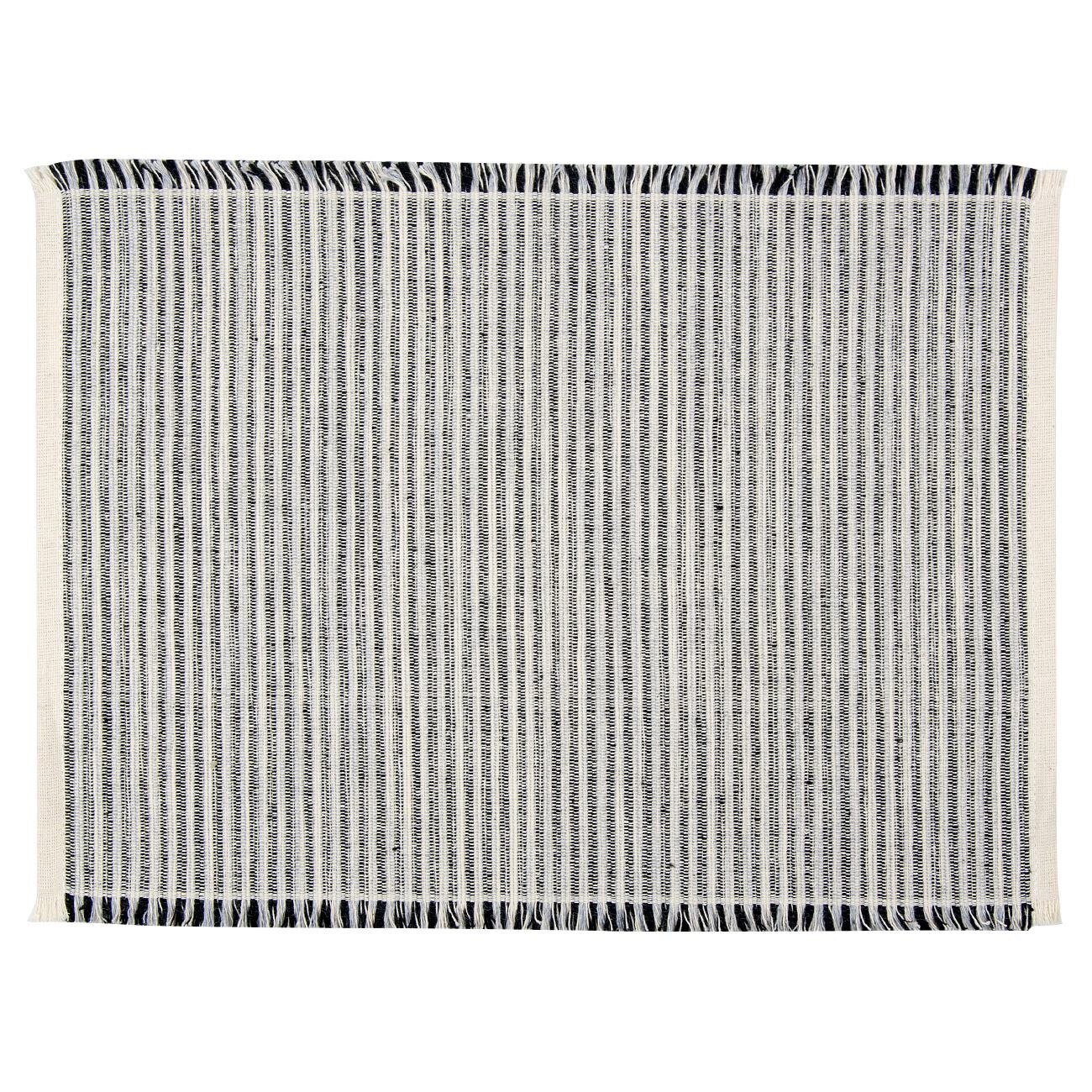 Suport farfurie, Zola®,textil, Negru/bej, 30x42 cm