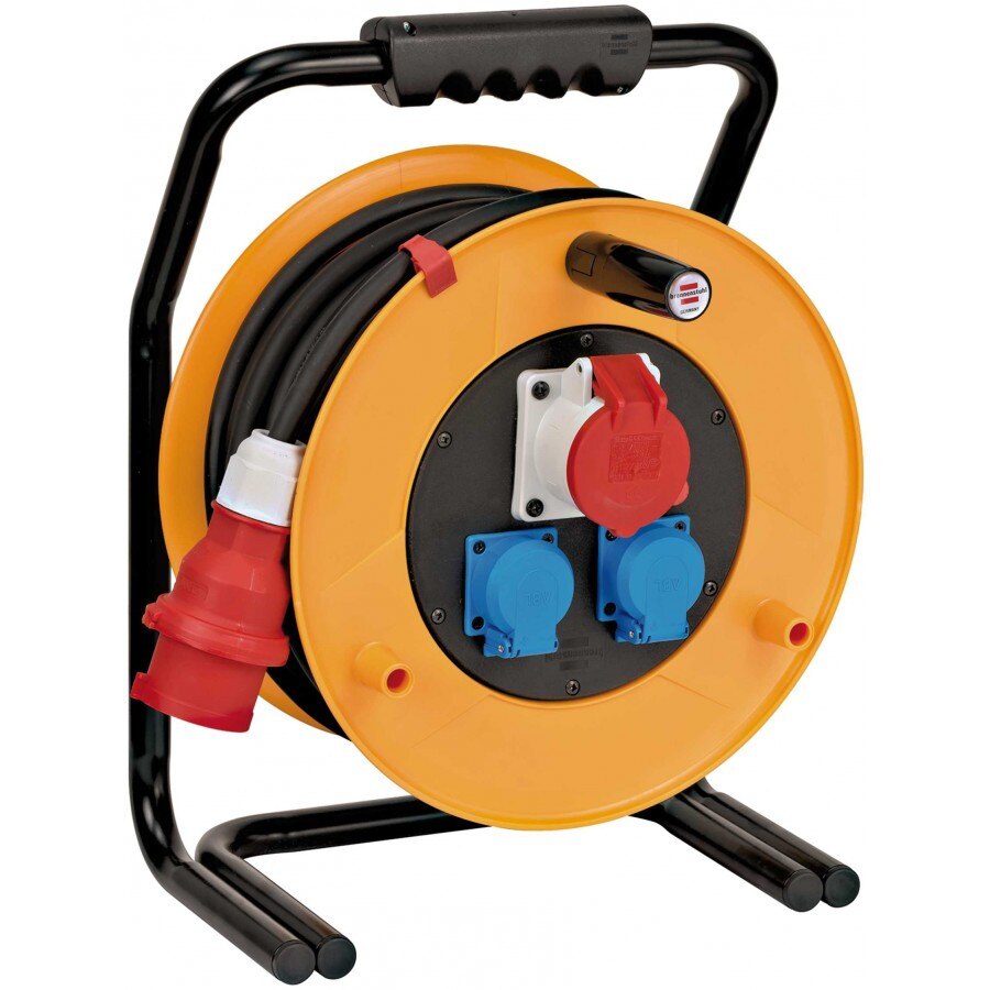 Derulator Brobusta Brennenstuhl, CEE 1 IP44 industrial 30m H07RNF 5G2,5