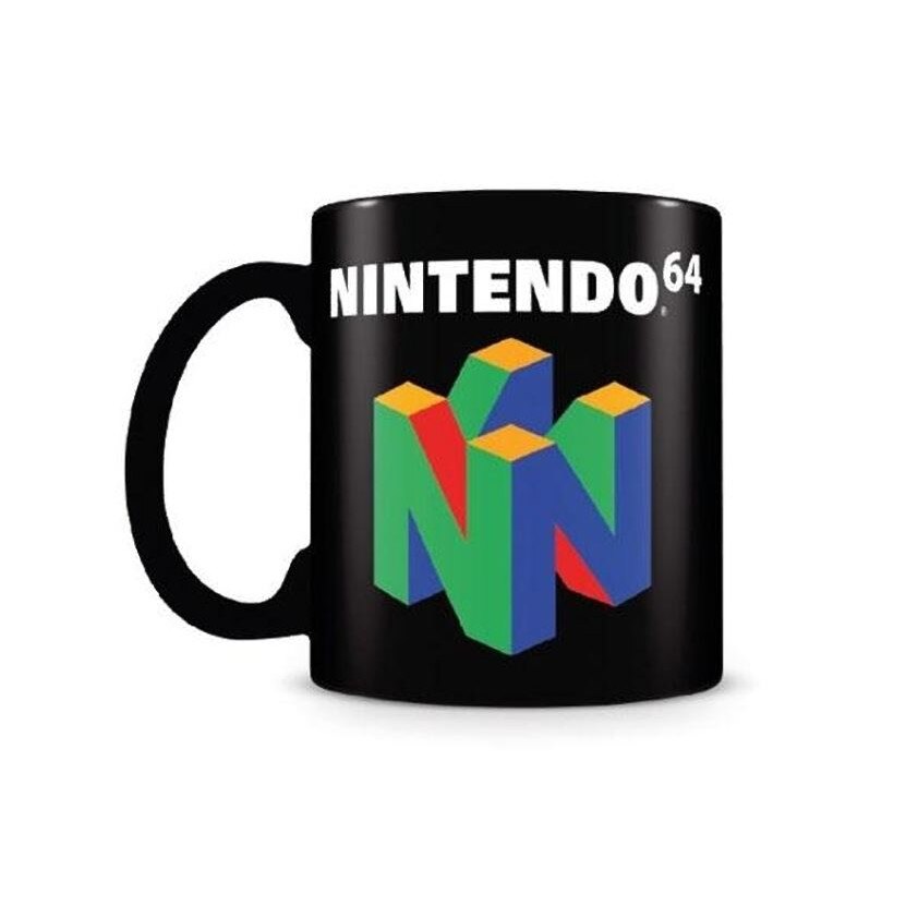 Cana Logo Nintendo Neagra 320 ml