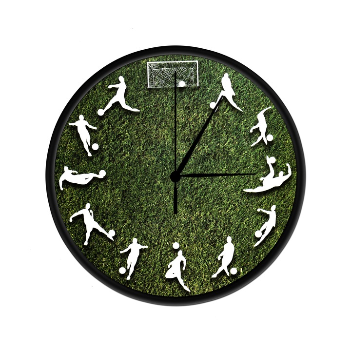 Стенен футболен часовник