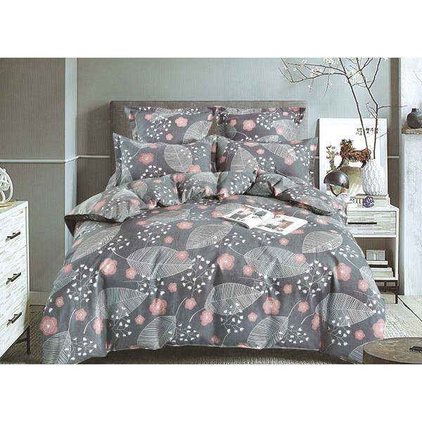Set Lenjerie din FINET Satinat, 6 Piese, Pentru pat dublu SOFIA-143